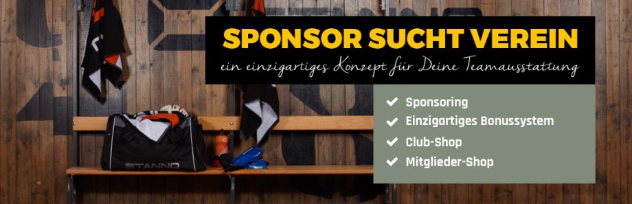 Stanno Sponsor sucht Verein